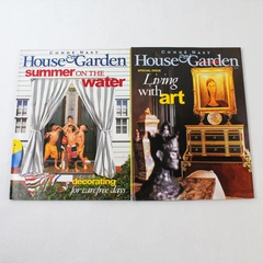 Lot of 2 Vintage Condé Nast House & Garden Magazine 1998 June & July Issues