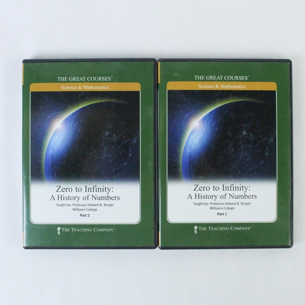 Zero to Infinity A History of Numbers 4-Disc DVD Set 24 Lectures 2007