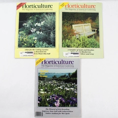 Lot of 3 Vintage Horticulture American Gardening Magazine 1992 May-Sep Issues