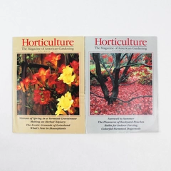 Lot of 2 Vintage Horticulture American Gardening Magazine Oct & Dec 1989 Issues