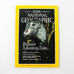 Vintage National Geographic Magazine 1990 Issue February Vol.177 No.2