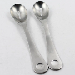 Set of 2 Robert Welch Pendulum Stainless Steel Serving Spoons 9.25 Inches