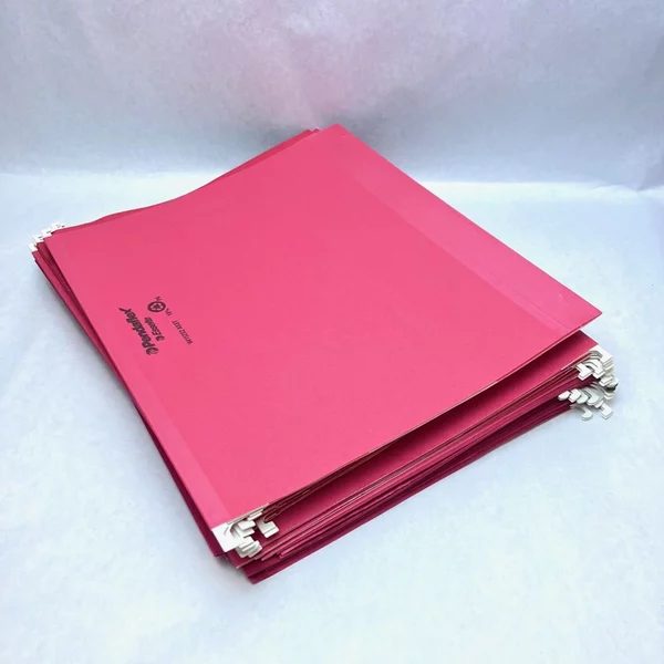 Lot of 25 Red Hanging File Folders with Hooks Pendaflex & More