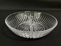 Princess House Highlights 8" Divided Relish Dish Vintage 1988-2006