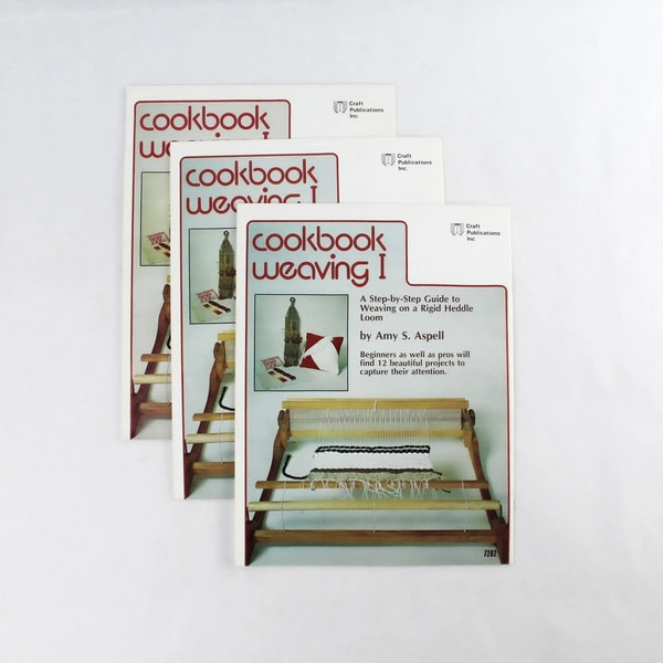 Lot of 3 Vintage 1977 Cookbook Weaving 1 Step by Step Guide Amy S Aspell