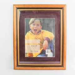 National Picture & Frame Company Brown Solid Wood Frame 10x13"