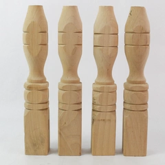 Lot of 4 Wooden Furniture Legs for Stool Chair or Table DIY
