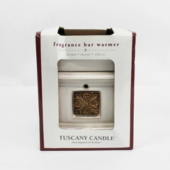 Tuscany Candle Fragrance Bar Warmer White Square by Langley