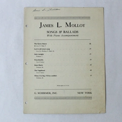 The Kerry Dance Vintage Sheet Music James L. Molloy G Shirmer, Inc