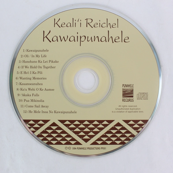 Kawaipunahele Audio CD By Keali'i Reichel 1994 Punahele Records
