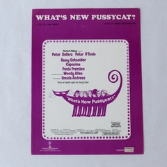Vtg Sheet Music What’s New Pussycat From 1965 Movie Hal David Burt Bacharach