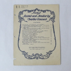 Vintage Sheet Music Songs Sacred And Secular Ave Maria Charles Gounod