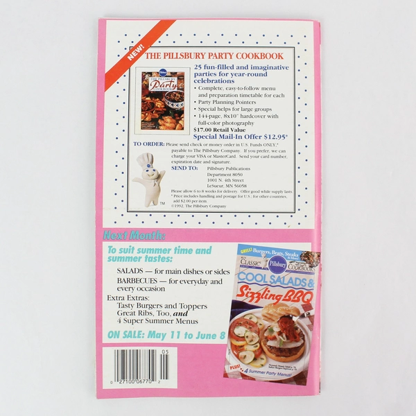 Vintage Pillsbury Classic Cookbooks Magazine #147 May 1993 Issue