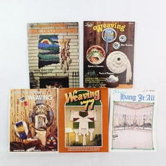 Lot of 5 Vintage Weaving Wall Hangings Instruction Books 1977-1978