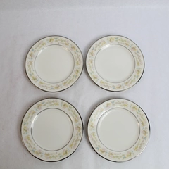 Set of 4 Noritake China Blossom Time Bread and Butter Plates 6.25 Inch