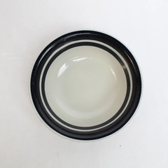 Arabia Made in Finland Anemone Blue Coupe Cereal Bowl 6.25 Inch Marked 1