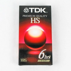 TDK HS T-120 6 Hours Premium Quality VHS Blank Tape New Sealed