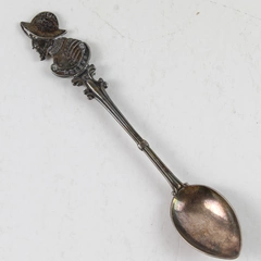 Vintage Vasco Nunez De Balboa Ship Panama Canal Souvenir Spoon EPNS 40 Norway