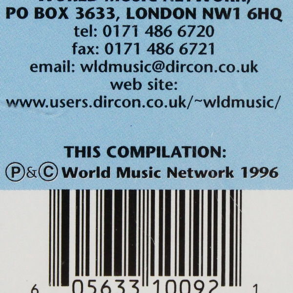 Rough Guide to The Music of the Andes 1996 World Music Network Audio CD