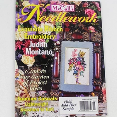McCall's Needlework Magazine June 1995 Ribbon & Embroidery Projects