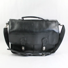 Black Briefcase Laptop Bag with Adjustable Shoulder Strap Pre-Owned