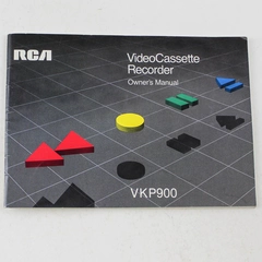 RCA VKP900 Video Cassette Recorder Owner's Manual Good Condition