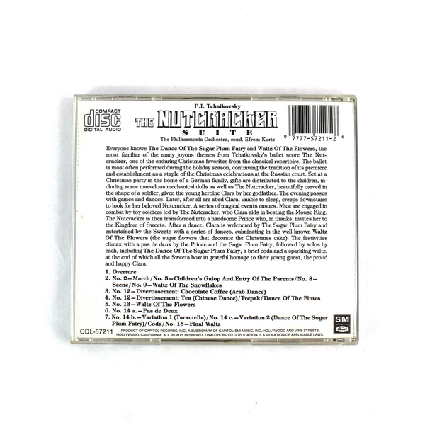 P.I. Tchaikovsky The Nutcracker Suite 1989 CD Capitol Records