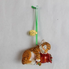 Danbury Mint Tiger Cub Ornament Cookies for Santa Baby Animal Collection