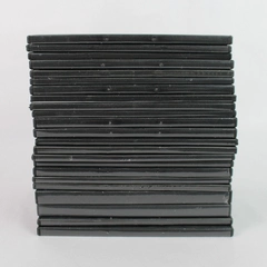 Lot Of 23 Empty DVD Cases Black Plastic