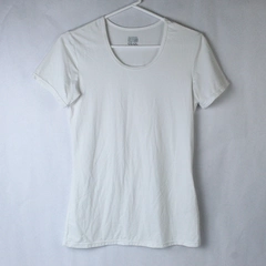 32 Degrees Women's M Weatherproof Short Sleeve Shirt Top White Good Condition
