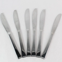 Set of 6 Towle Arctic Stainless Steel Korea Dinner Knives
