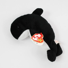 1996 Ty Beanie Baby Waves the Whale With Echo the Dolphin Tags Style 4180 Oddity