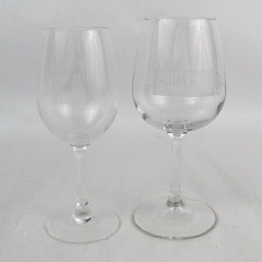 Lot of 2 Crystal Wine Tasting Glasses From Forest Grove Oregon Vineyards
