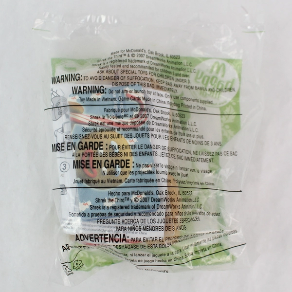 2007 McDonald's Shrek The Third Gingy Match Up Challenge Happy Meal Toy #5