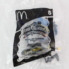 VTG Sealed McDonalds Power Rangers Dino Thunder Black Ranger #5 Happy Meal Toy