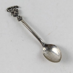 Vintage Peru 925 Female Dancer Sterling Silver Souvenir Spoon 