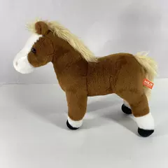 Wild Republic Brown Tan Horse Pony Plush 12.25"