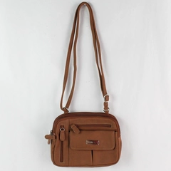 MultiSac Brown Vinyl Women's Shoulder Bag Handbag Purse