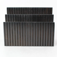 Unbranded Black Wooden File Desk Organizer