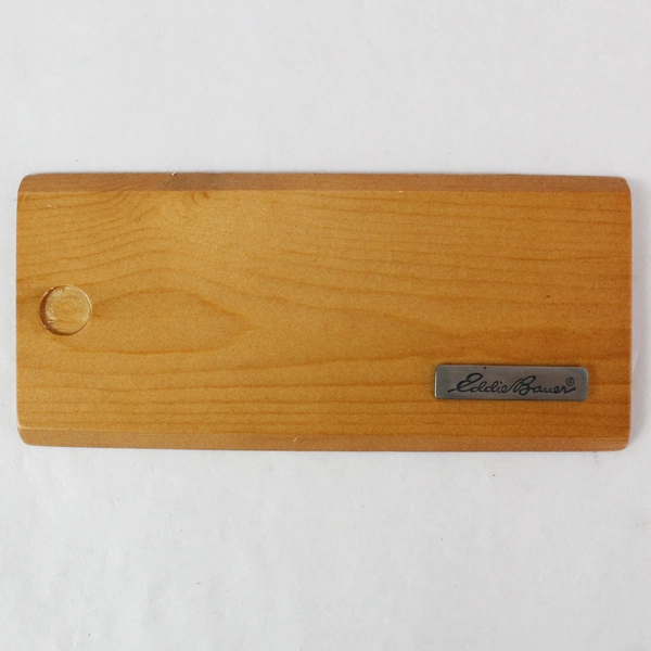 Eddie Bauer Wooden Watch Box Stash Trinket Container 6.5"