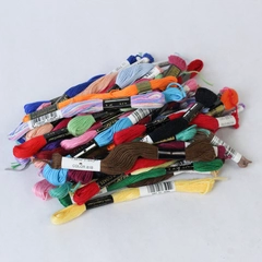 Lot of 54 J&P Coats Skeins Cross Stitch Thread Floss Embroidery Assorted Colors