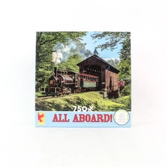 Ceaco All Aboard 750 Piece Complete Jigsaw Puzzle Train Theme