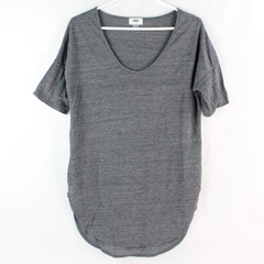 Old Navy Dark Gray Crew Neck T-Shirt Women's Size Medium