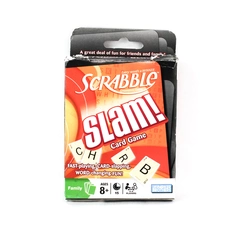 Scrabble Slam Card Game Family Parker Brothers 2008 Torn Box 