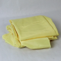 Lot of 2 Art Weddings Tablecloth Bright Yellow Round 92 Inch Diameter Dining