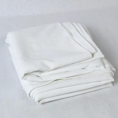 Unbranded Tablecloth White Heavy Crepe Fabric Rectangular 66 x 70 Home Decor