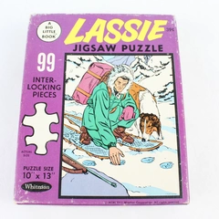 Lassie 99 Piece Jigsaw Puzzle Vintage Big Little Book 4657-1 Whitman 1967