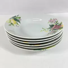 Lot of 6 Le Monde Cuisine Springtime Soup Bowls By International 21