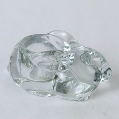 Indiana Glass Bunny Votive Candle Holder Lancaster Colony Companies 01690