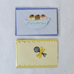 Set of 2 Burgoyne Mini Gift Greeting Card 3D Design Sealed New